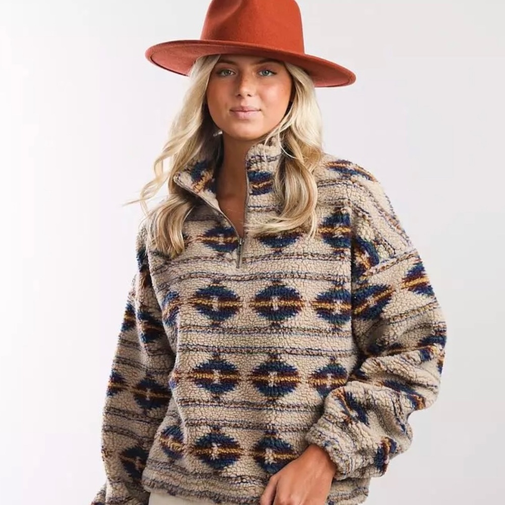 BKE Aztec Wubby Pullover